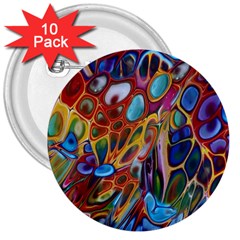 Colored Summer 3  Buttons (10 Pack)  by Galinka