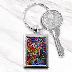 Colored Summer Key Chain (rectangle) by Galinka