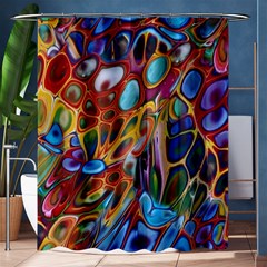 Colored Summer Shower Curtain 60  X 72  (medium) 