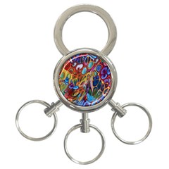 Colored Summer 3-ring Key Chain by Galinka