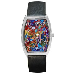 Colored Summer Barrel Style Metal Watch by Galinka