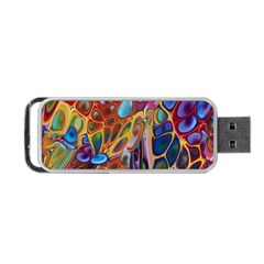 Colored Summer Portable Usb Flash (two Sides) by Galinka