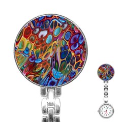 Colored Summer Stainless Steel Nurses Watch by Galinka