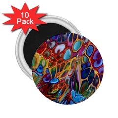 Colored Summer 2 25  Magnets (10 Pack)  by Galinka