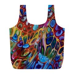 Colored Summer Full Print Recycle Bag (l) by Galinka