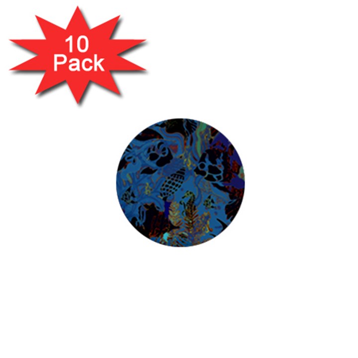 UnderSea 1  Mini Buttons (10 pack) 