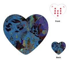 Undersea Playing Cards Single Design (heart) by PollyParadise