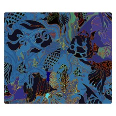 Undersea Double Sided Flano Blanket (small)  by PollyParadise