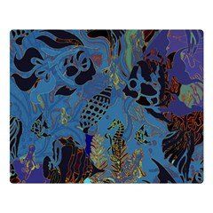 Undersea Double Sided Flano Blanket (large)  by PollyParadise