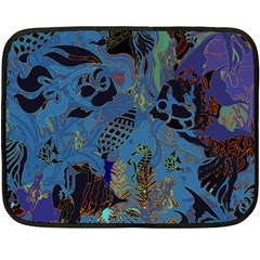 Undersea Fleece Blanket (mini) by PollyParadise