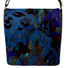 Undersea Flap Closure Messenger Bag (s) by PollyParadise