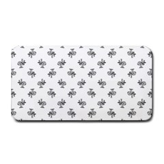 Black And White Sketchy Birds Motif Pattern Medium Bar Mats