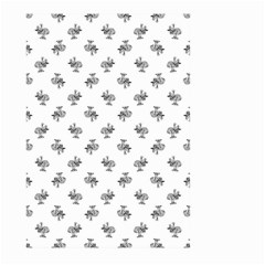 Black And White Sketchy Birds Motif Pattern Large Garden Flag (two Sides)