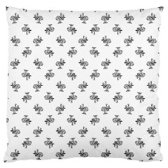 Black And White Sketchy Birds Motif Pattern Standard Flano Cushion Case (one Side)