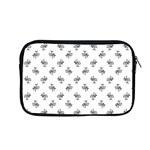 Black And White Sketchy Birds Motif Pattern Apple MacBook Pro 13  Zipper Case Front