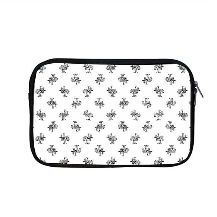 Black And White Sketchy Birds Motif Pattern Apple MacBook Pro 13  Zipper Case