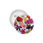 Flower pattern 1.75  Buttons Front