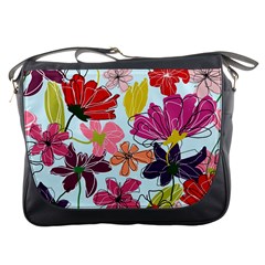 Flower pattern Messenger Bag