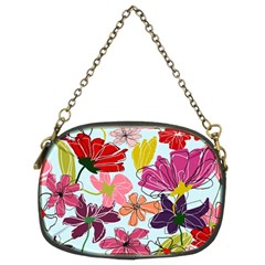 Flower Pattern Chain Purse (two Sides) by Galinka