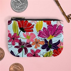 Flower Pattern Mini Coin Purse