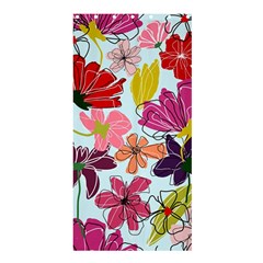 Flower Pattern Shower Curtain 36  X 72  (stall)  by Galinka