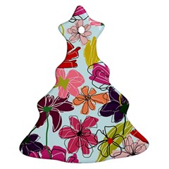 Flower Pattern Ornament (christmas Tree) 