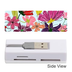 Flower Pattern Memory Card Reader (stick) by Galinka