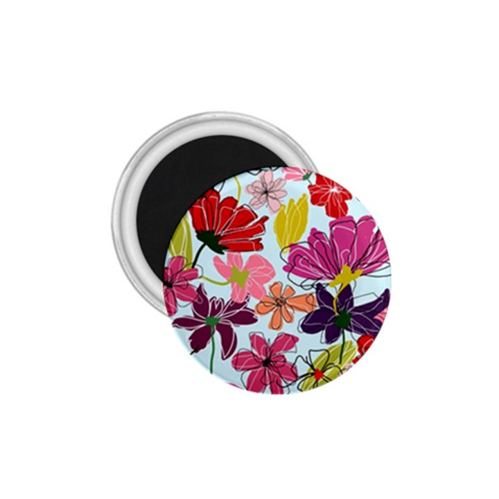 Flower pattern 1.75  Magnets