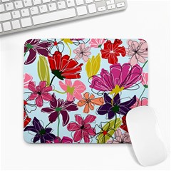 Flower Pattern Large Mousepads