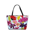 Flower pattern Classic Shoulder Handbag Front