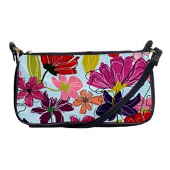 Flower Pattern Shoulder Clutch Bag by Galinka