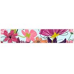 Flower pattern Large Flano Scarf  Back