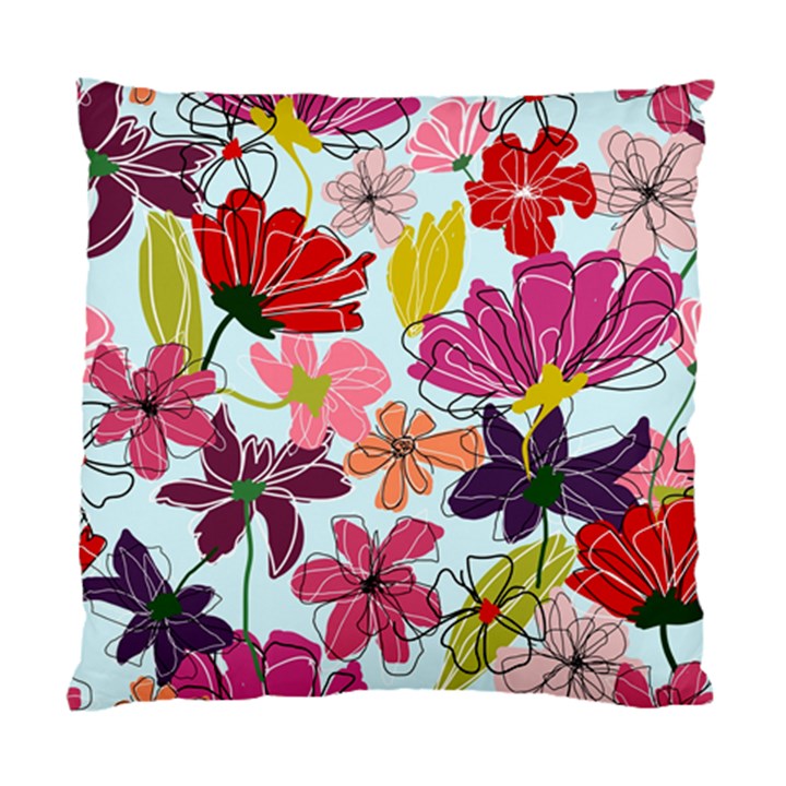 Flower pattern Standard Cushion Case (Two Sides)