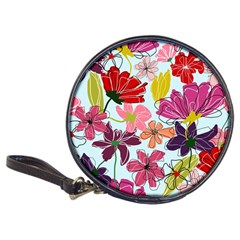 Flower Pattern Classic 20-cd Wallets by Galinka