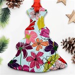 Flower pattern Ornament (Christmas Tree)  Front