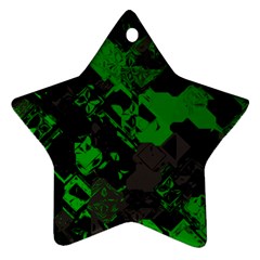 Cyber Camo Ornament (star) by MRNStudios