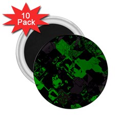 Cyber Camo 2 25  Magnets (10 Pack)  by MRNStudios