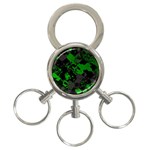 Cyber Camo 3-Ring Key Chain Front