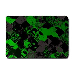 Cyber Camo Small Doormat  by MRNStudios