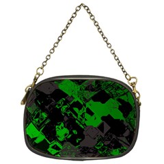 Cyber Camo Chain Purse (one Side) by MRNStudios