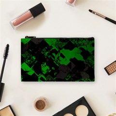 Cyber Camo Cosmetic Bag (small) by MRNStudios