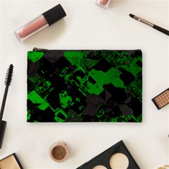 Cyber Camo Cosmetic Bag (medium) by MRNStudios