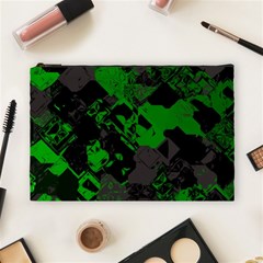 Cyber Camo Cosmetic Bag (large) by MRNStudios