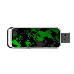 Cyber Camo Portable Usb Flash (two Sides) by MRNStudios