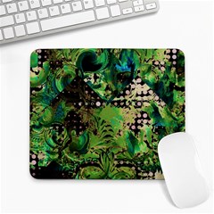 Peacocks And Pyramids Large Mousepads by MRNStudios