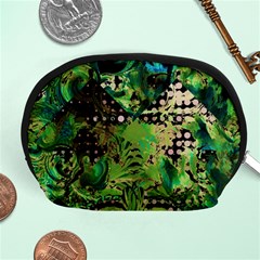 Peacocks And Pyramids Accessory Pouch (medium) by MRNStudios