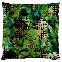 Peacocks And Pyramids Standard Flano Cushion Case (two Sides) by MRNStudios