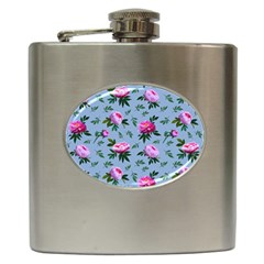 Delicate Peonies Hip Flask (6 Oz) by SychEva