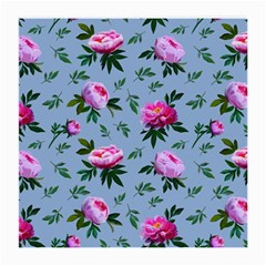 Delicate Peonies Medium Glasses Cloth by SychEva