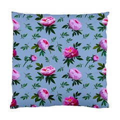 Delicate Peonies Standard Cushion Case (two Sides) by SychEva